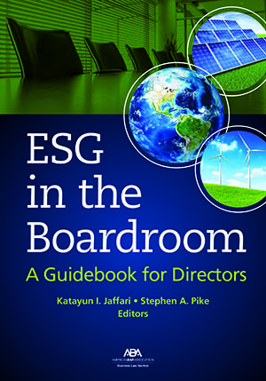 Photo of ESG in the Boardroom book cover