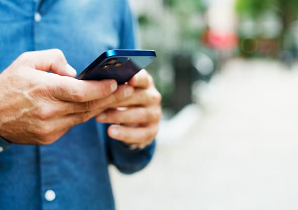 Services - website - hovercard - mobile phone