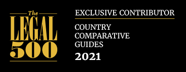 The Legal 500 - Exclusive contributor - Country Comparative Guides 2021