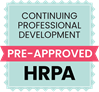 HRPA logo - Continuing Professional Development pre-approved