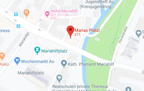 Map image of Hotel Marias Platzl