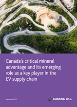 Canada's critical mineral advantage and its emerging role as a key player in the EV supply chain report cover