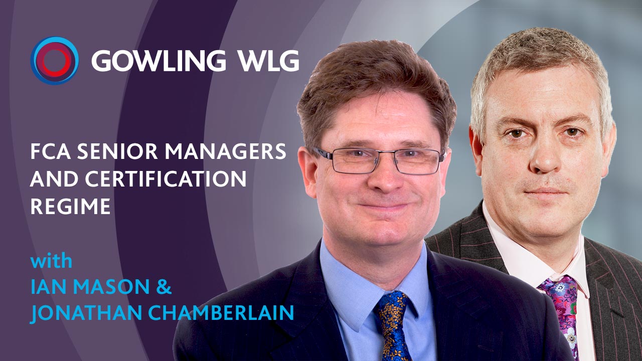 Listen to the podcast - Senior Managers and Certification Regime